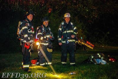 8/2016 FAST Team working at Union Vale Fire at a multi alarm fire